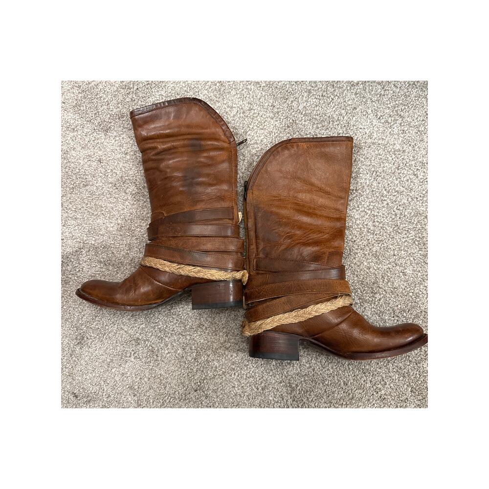 Freebird by Steven Brown Leather Buckle Boots - Picture 11 of 11